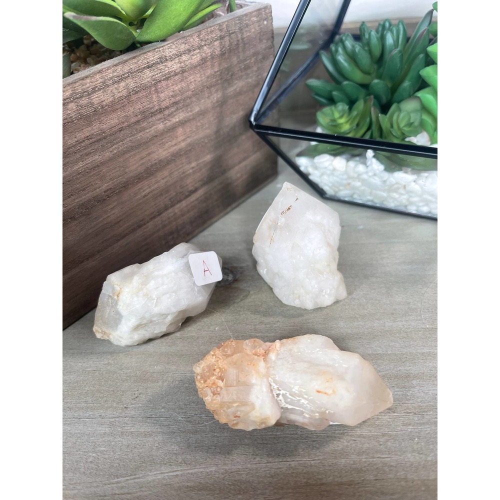 Pineapple Quartz Cluster Crystal Point